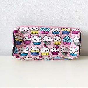Super Cute Cupcake Pencil or Makeup Case